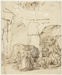 Daniel dans la Fosse aux Lions, vers 1650